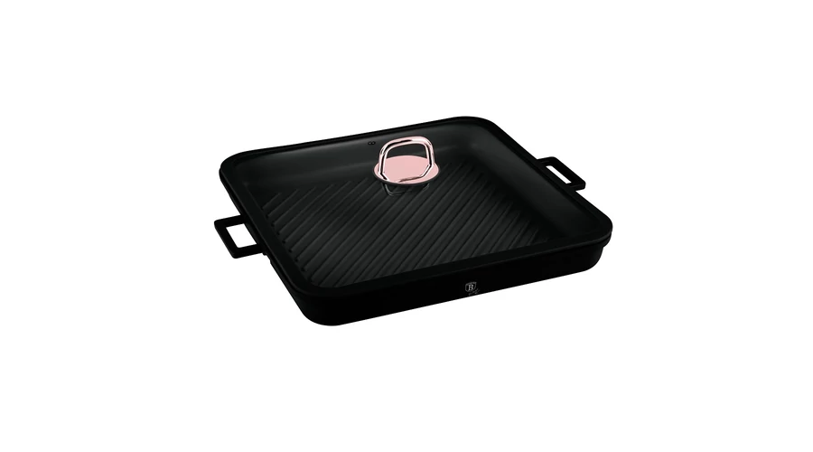 Berlinger Haus Black Rose Collection grill serpeny� tit�n bevonattal, fed�vel